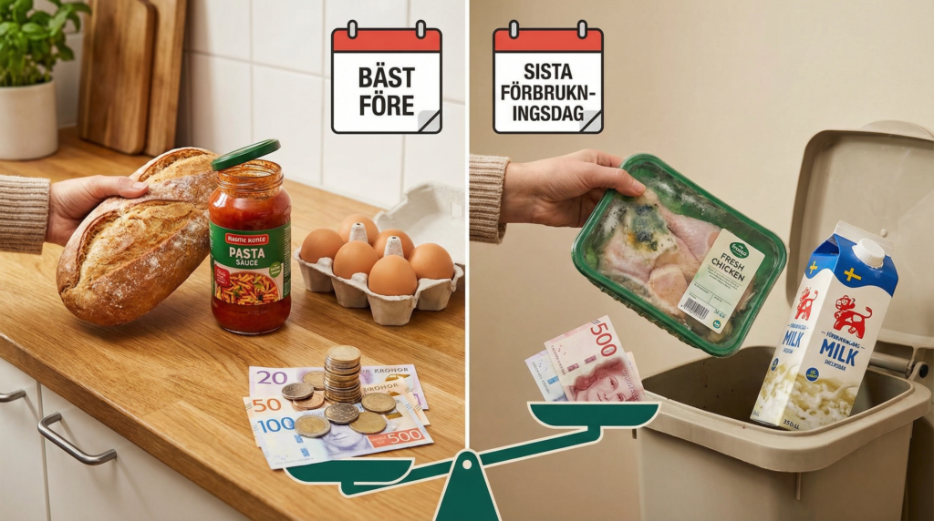 Bäst före vs sista förbrukningsdag – så tolkar du datumen rätt och sparar pengar
