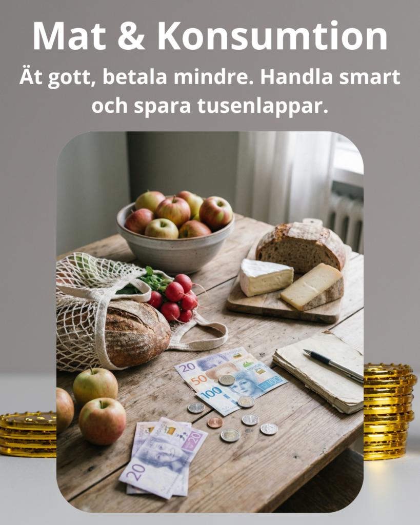 Spara Pengar Mat & Konsumtion.