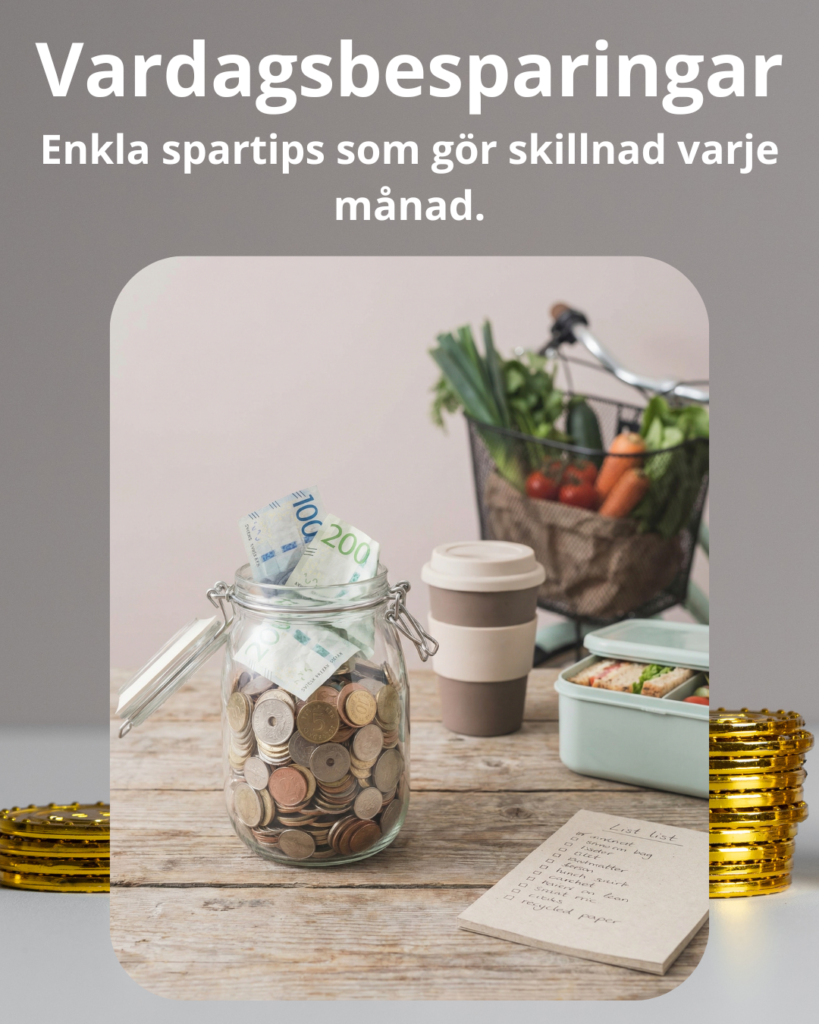 Spartips för vardagsekonomi