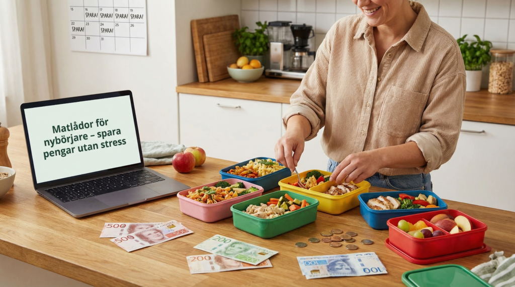 Matlådor för nybörjare – spara pengar utan stress