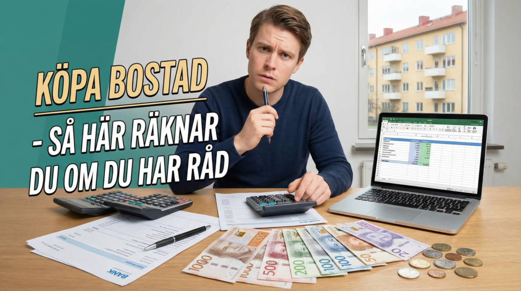 Köpa bostad - så här räknar du om du har råd