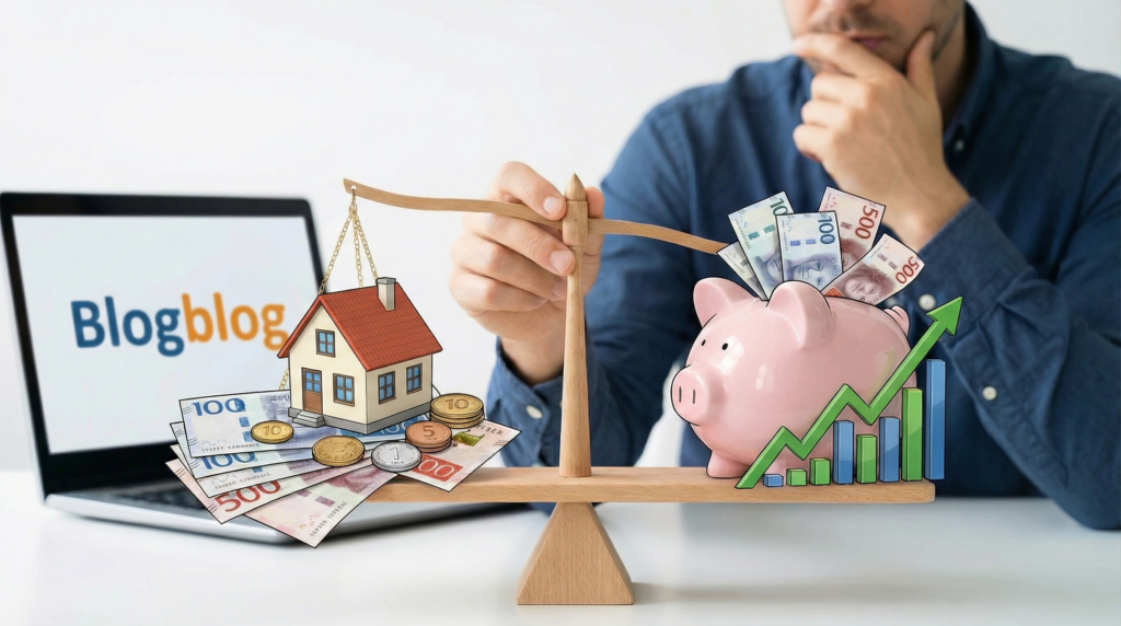 Bostadsköp och sparande: hur balanserar man båda?