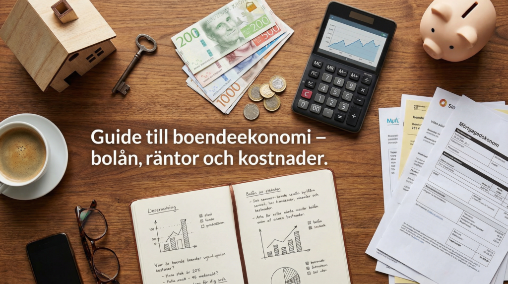 Guide till boendeekonomi – bolån, räntor och kostnader