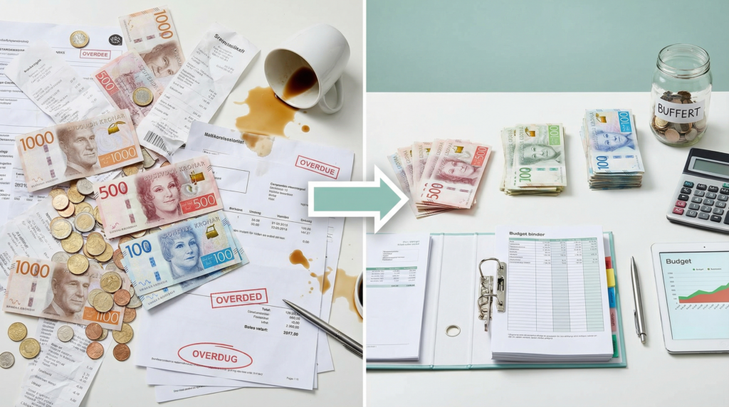 Så gick jag från kaos till kontroll över ekonomin